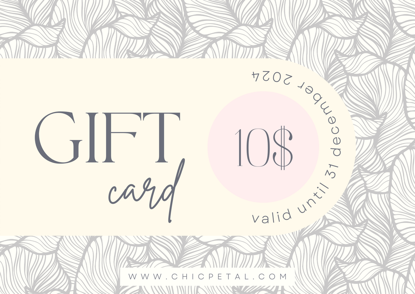 CHICPETAL Nail Art Gift Cards