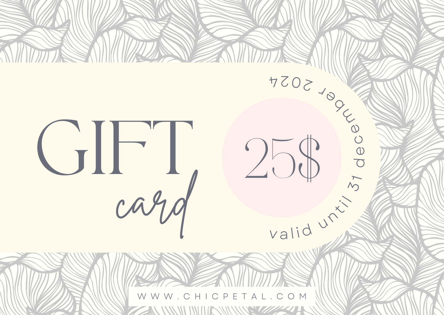 CHICPETAL Nail Art Gift Cards