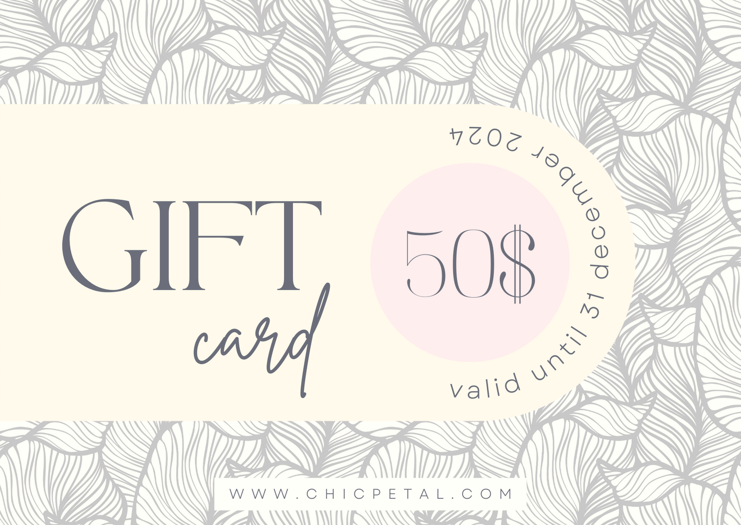 CHICPETAL Nail Art Gift Cards